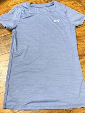 Under Armour Women Light Blue Short Sleeve Performance Tee XS
